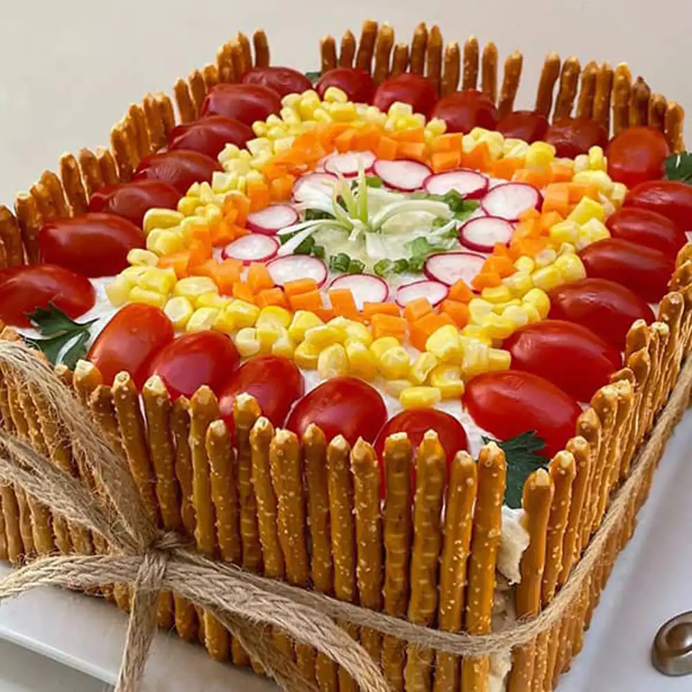 ترئین کیک مرغ مجلسی