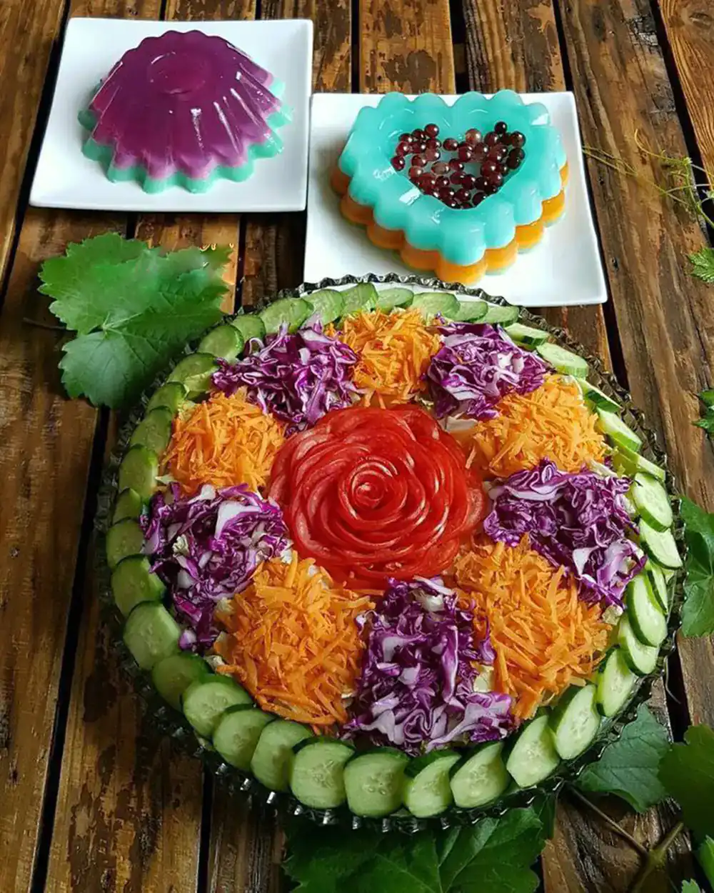 تزیین سالاد مجلسی جدید