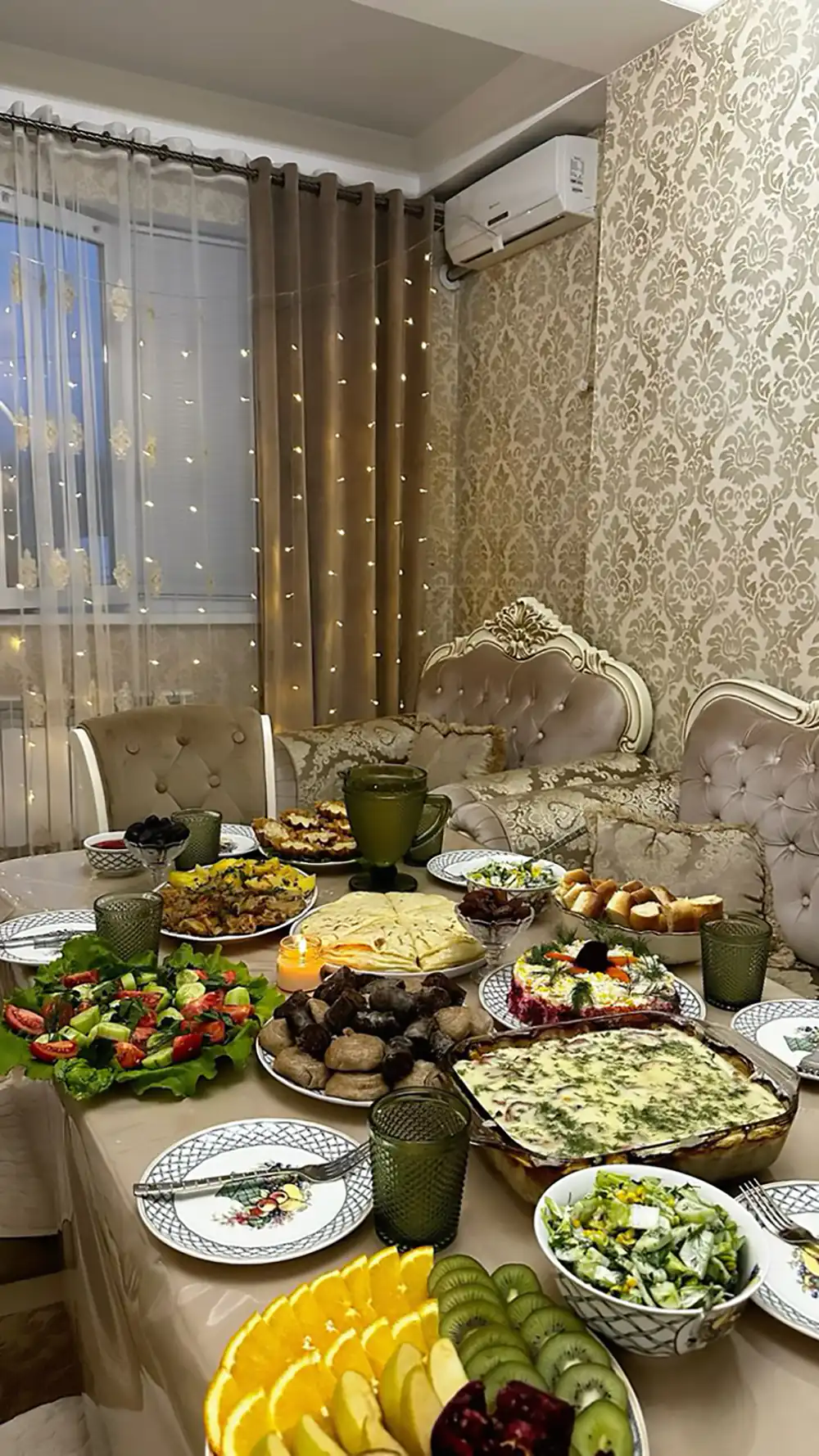 تزئین میز شام لاکچری