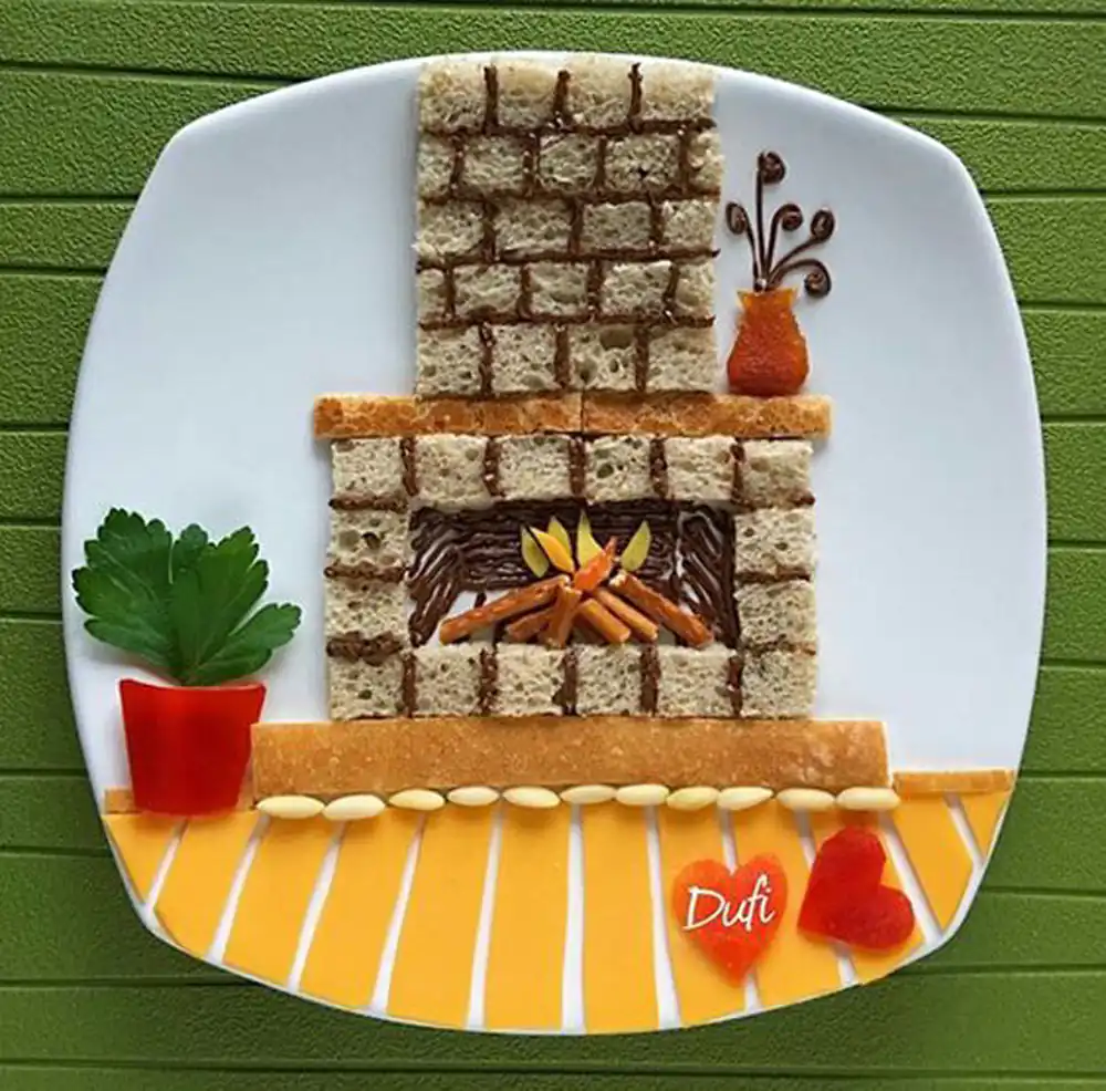 تزیین صبحانه برای مدرسه