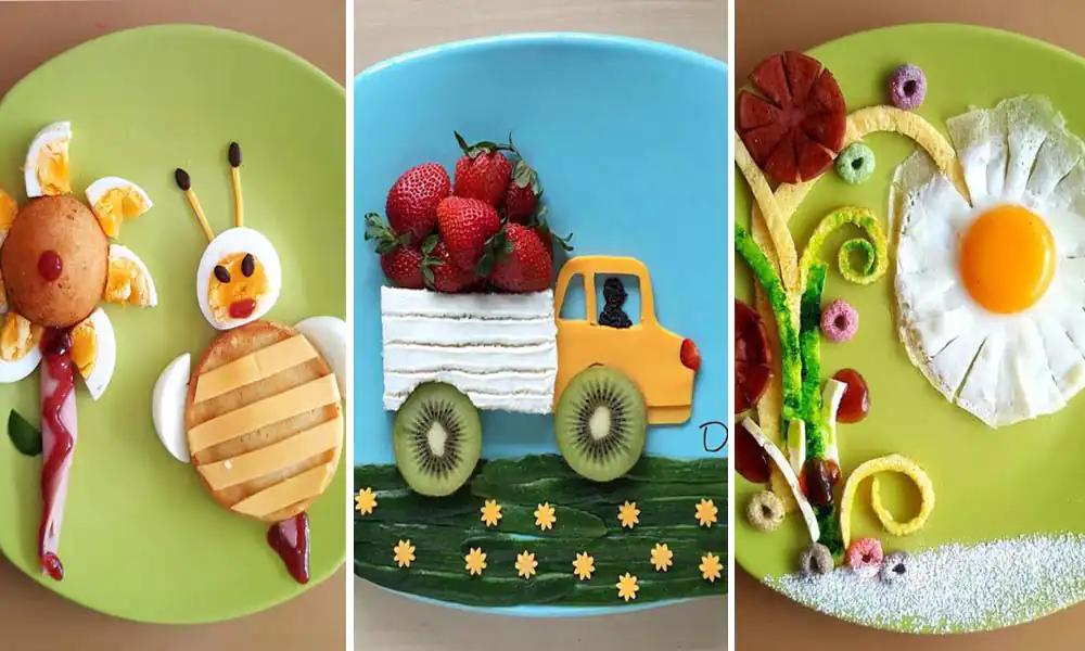 تزیین صبحانه برای مدرسه