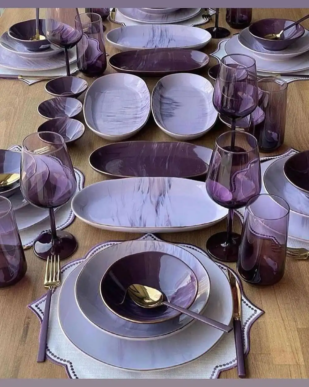 چیدمان قاشق و چنگال عروس