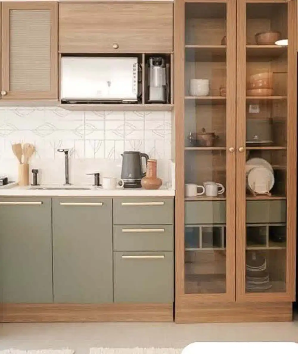 چیدمان روی کابینت آشپزخانه ایرانی