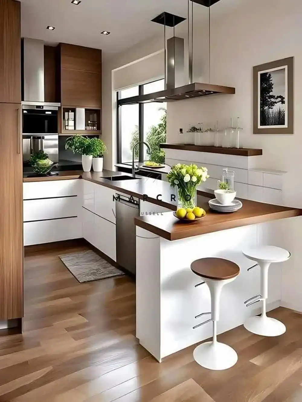 چیدمان روی کابینت آشپزخانه ایرانی