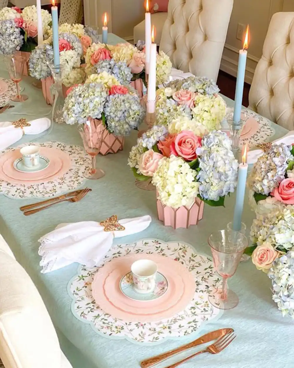 چیدمان میز غذاخوری رسمی