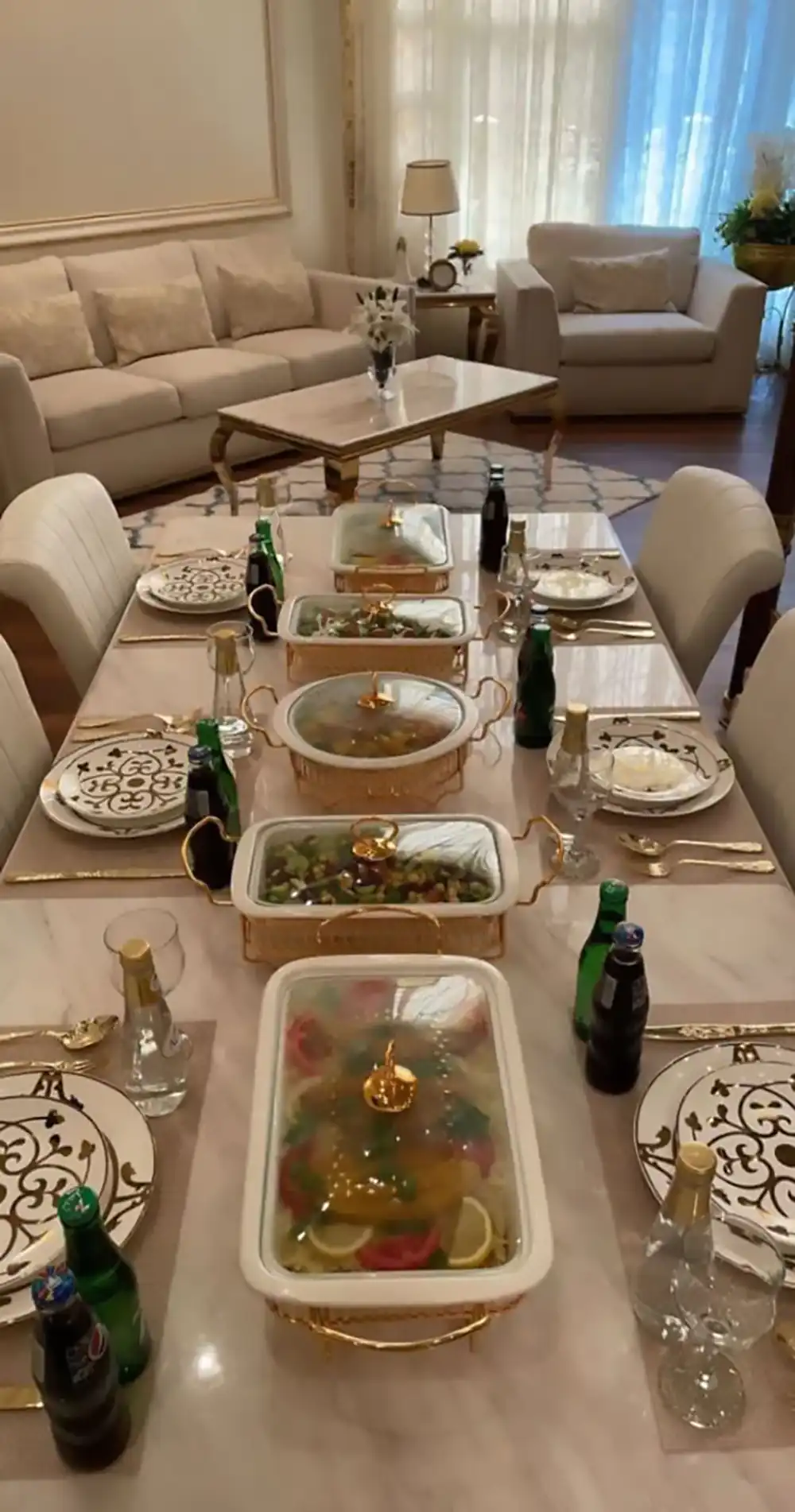 چیدمان میز غذاخوری