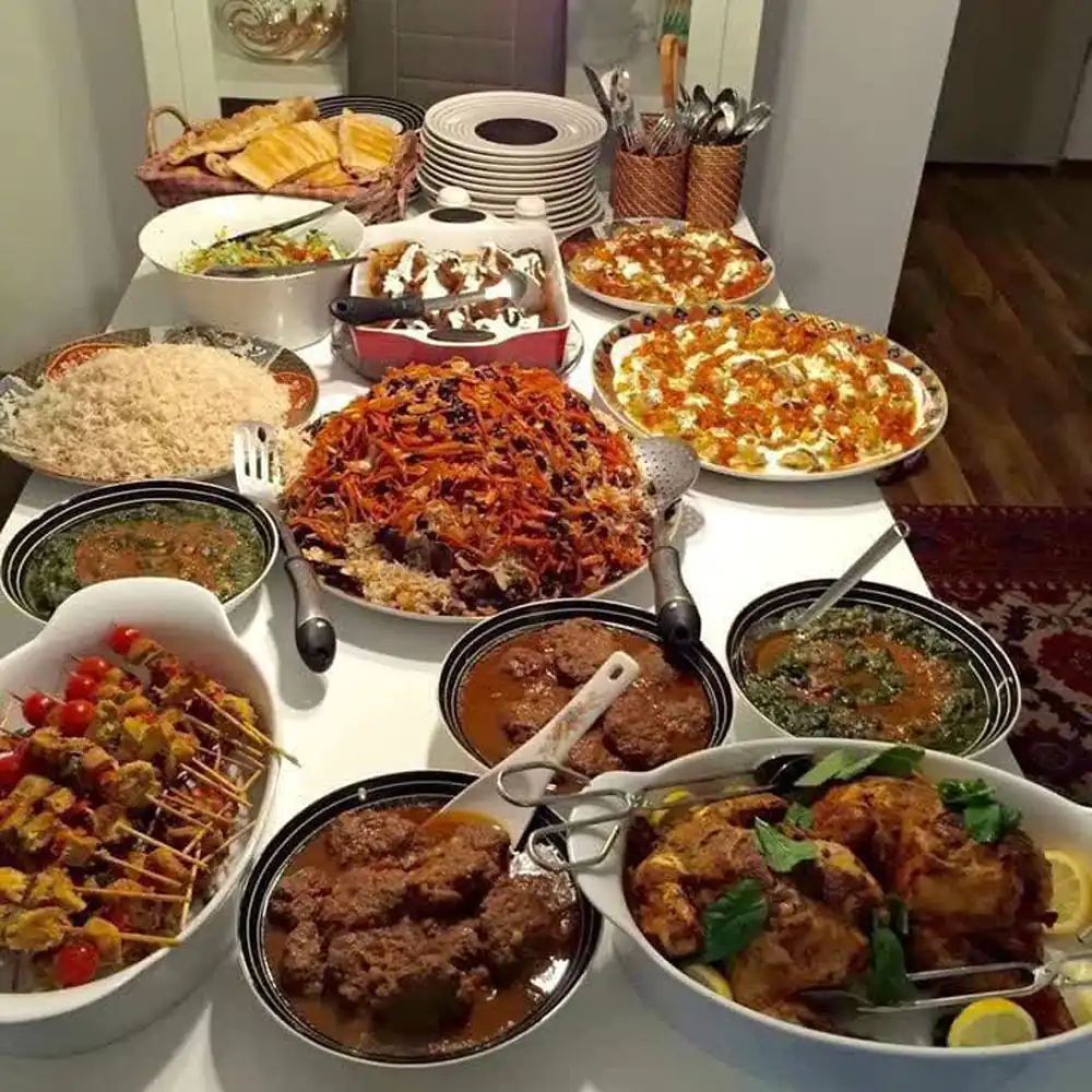 چیدمان میز غذاخوری