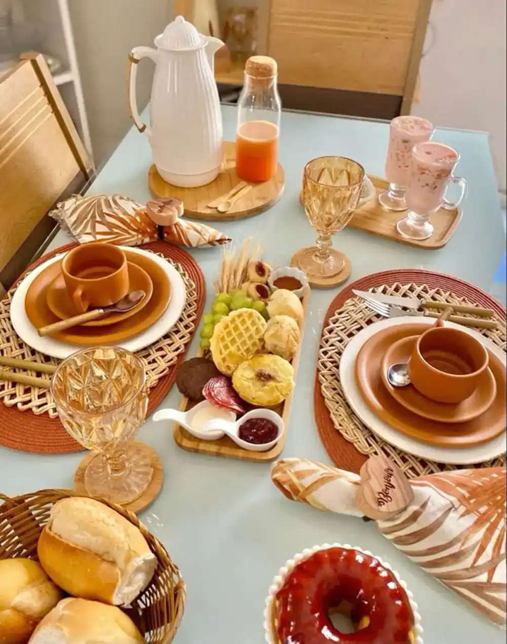 دیزاین صبحانه دونفره