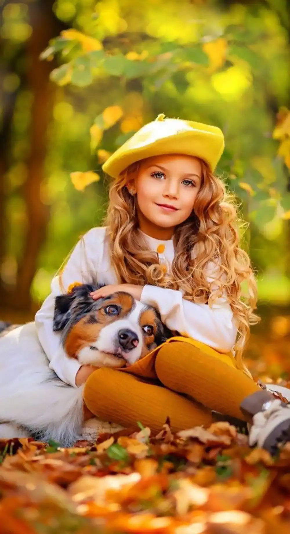 ایده عکاسی پاییزی کودک