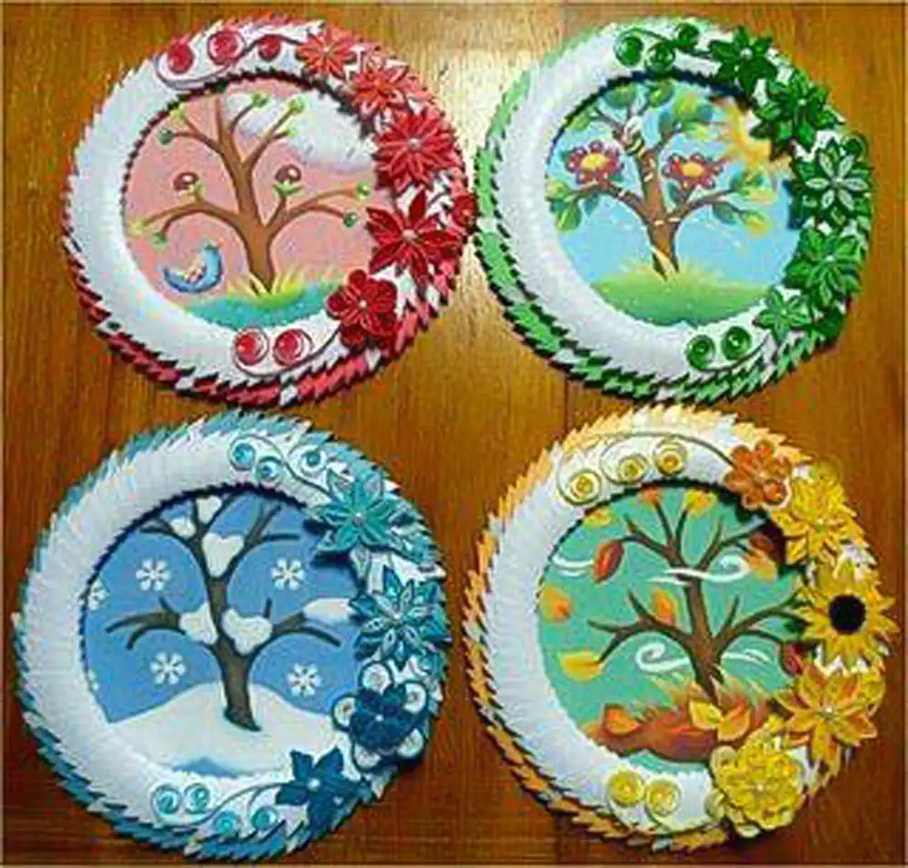 کاردستی چهار فصل