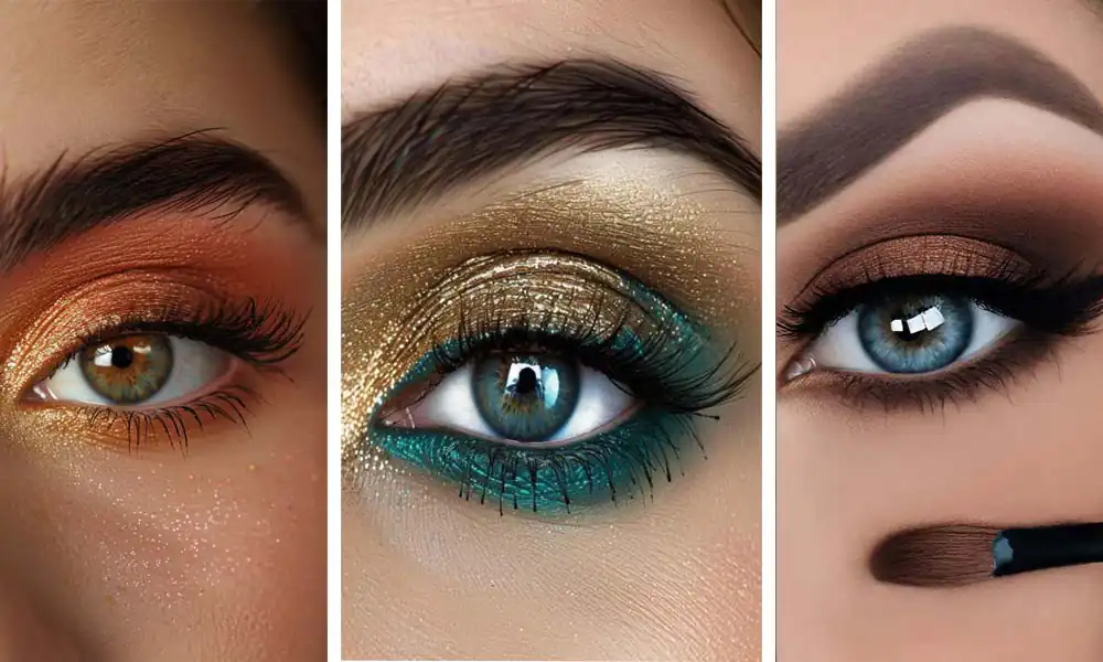میکاپ پاییزی چشم