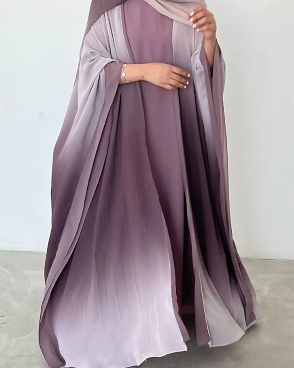 مدل مانتو عبایی حریر