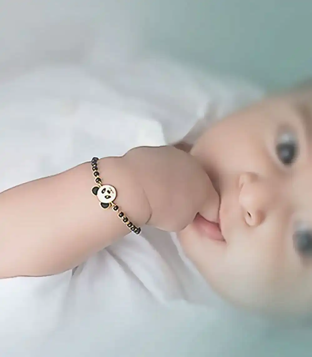 مدل دستبند طلا برای نوزاد دختر