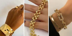 مدل دستبند طلا شیک امروزی از جدیدترین گالریهای جواهرات پایتخت
