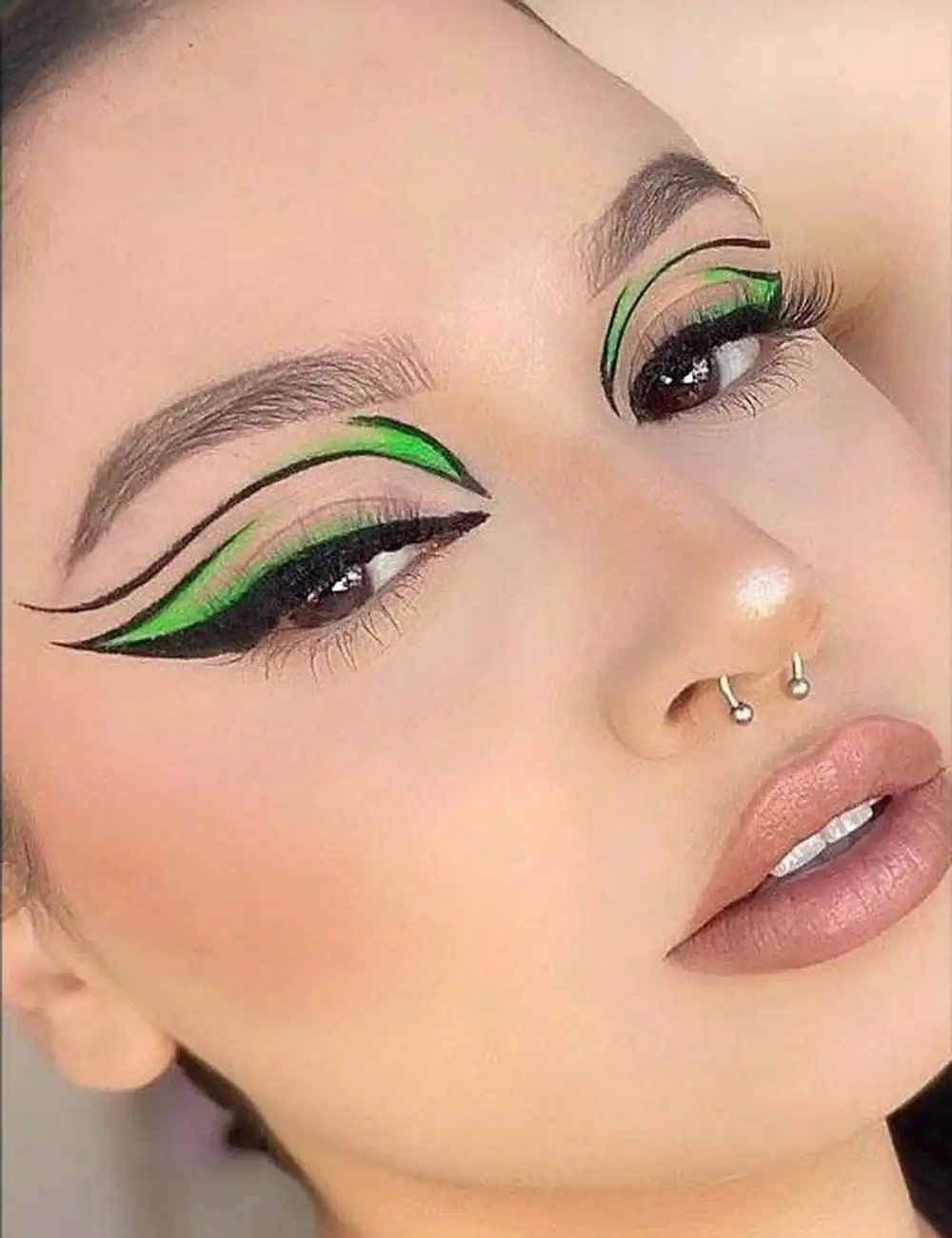 مدل خط چشم فانتزی رنگی