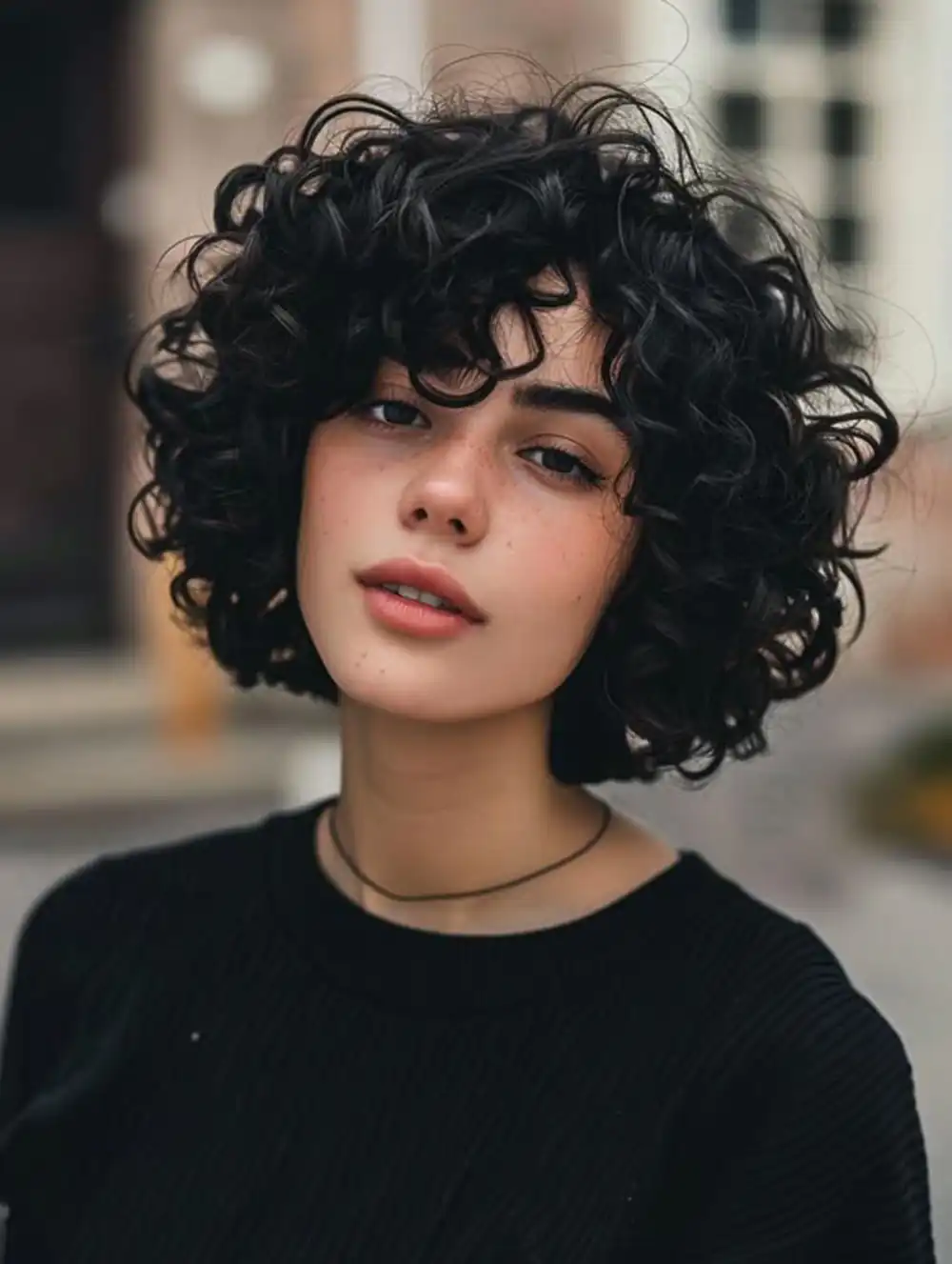 مدل کوتاهی برای موهای فر