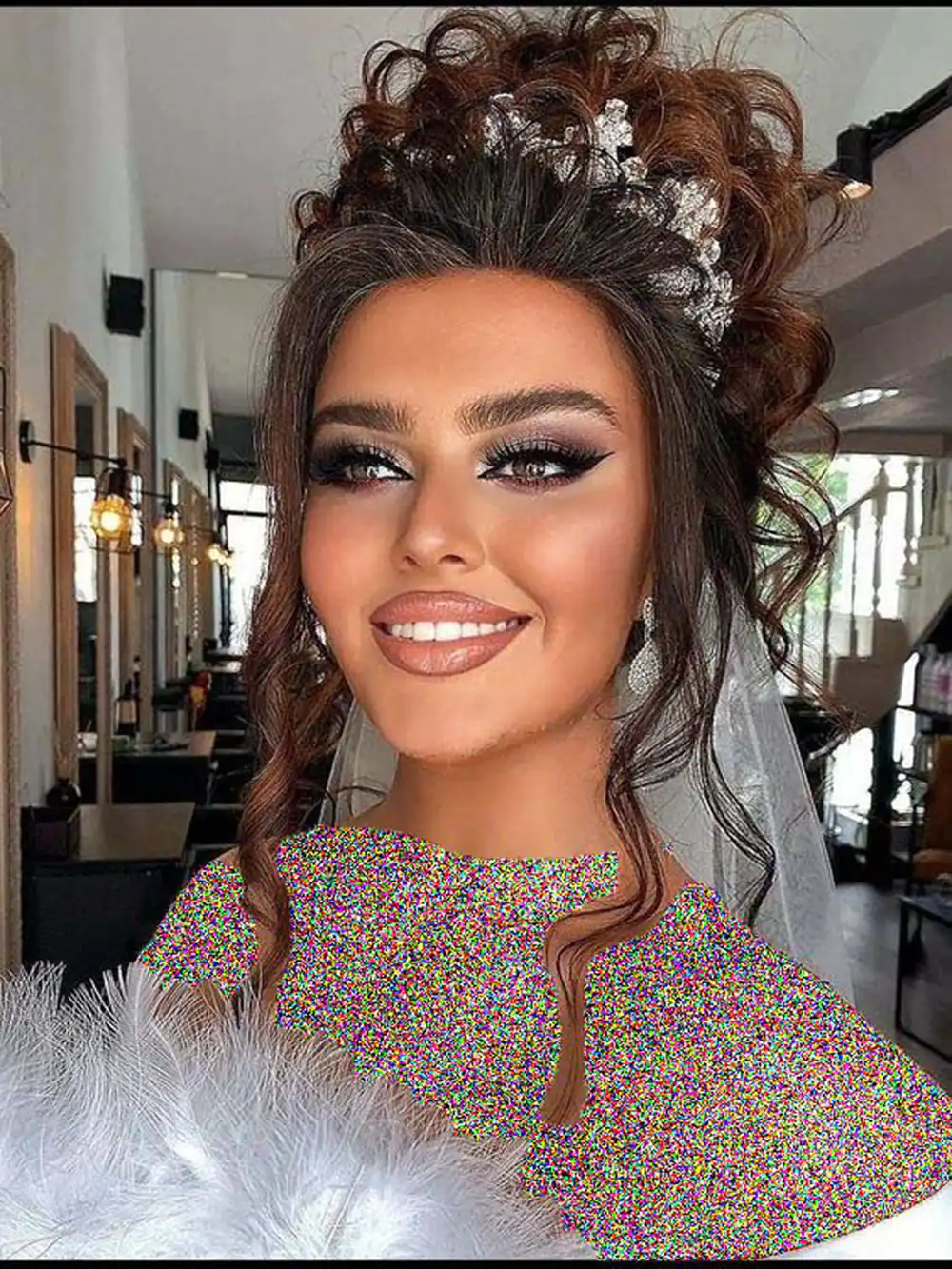 مدل میکاپ و شینیون برای عروسی