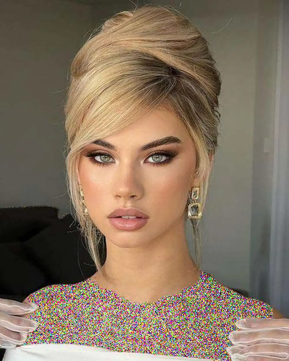 مدل میکاپ و شینیون بسته