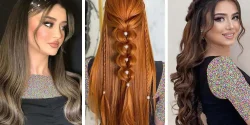 مدل میکاپ و شینیون باز پرنسسی برای خانم های جذاب و ساده پسند