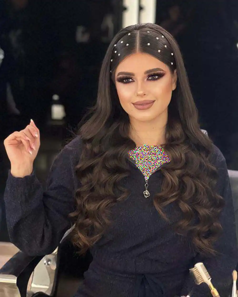 مدل میکاپ و شینیون باز جدید