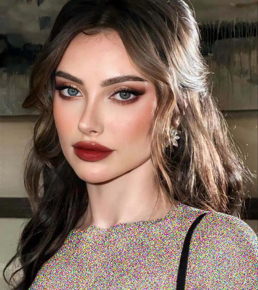 مدل میکاپ و شینیون دخترانه