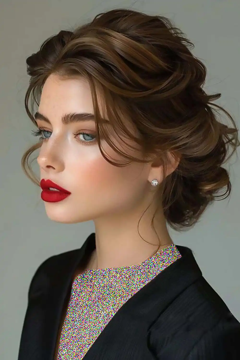مدل میکاپ و شینیون اروپایی