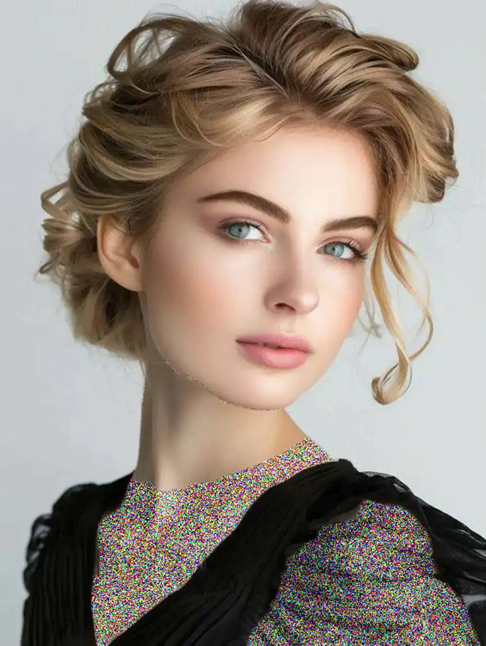 مدل میکاپ و شینیون اروپایی