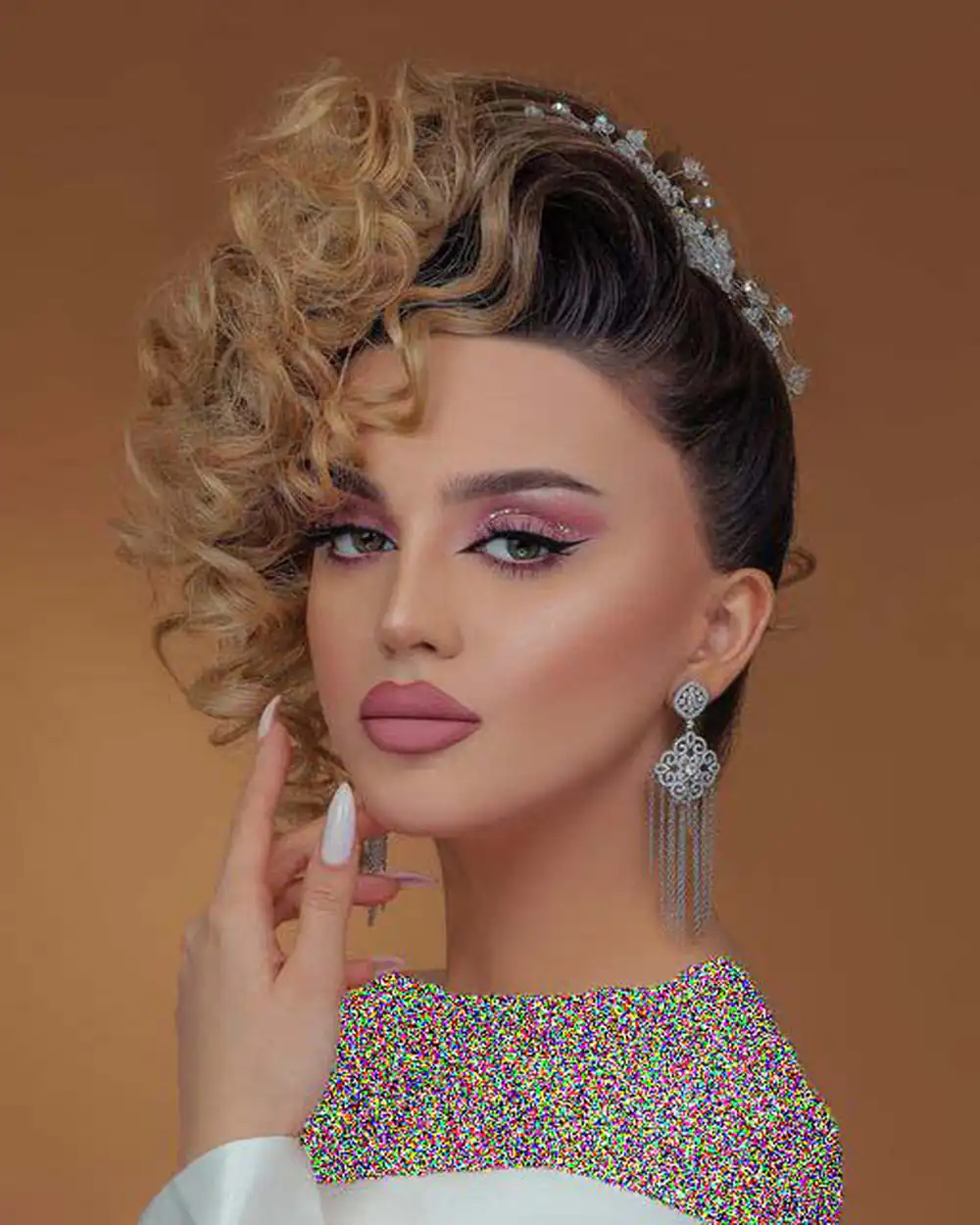 مدل میکاپ و شینیون شیک