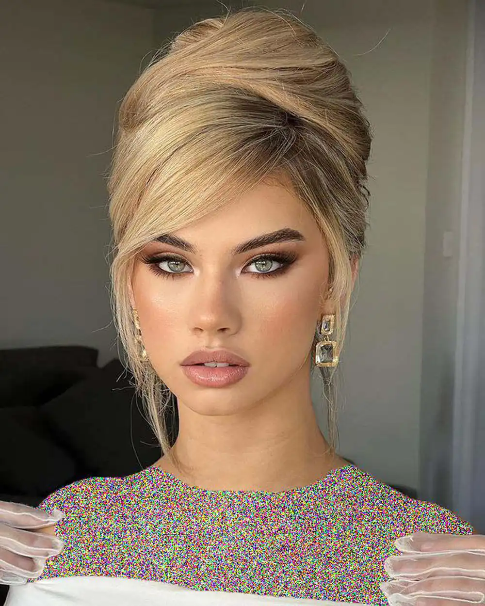 مدل میکاپ و شینیون شیک
