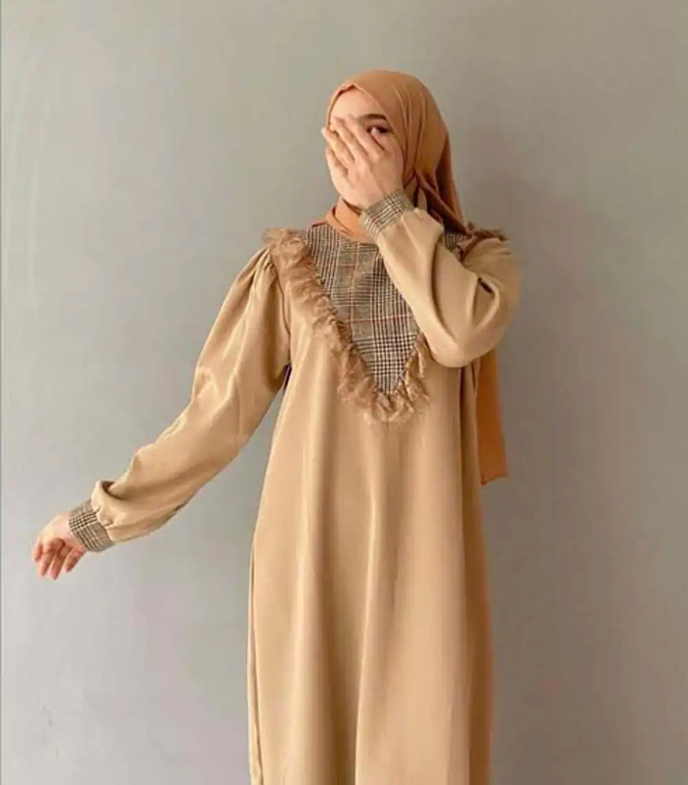 مدل مانتو عبایی جلو بسته