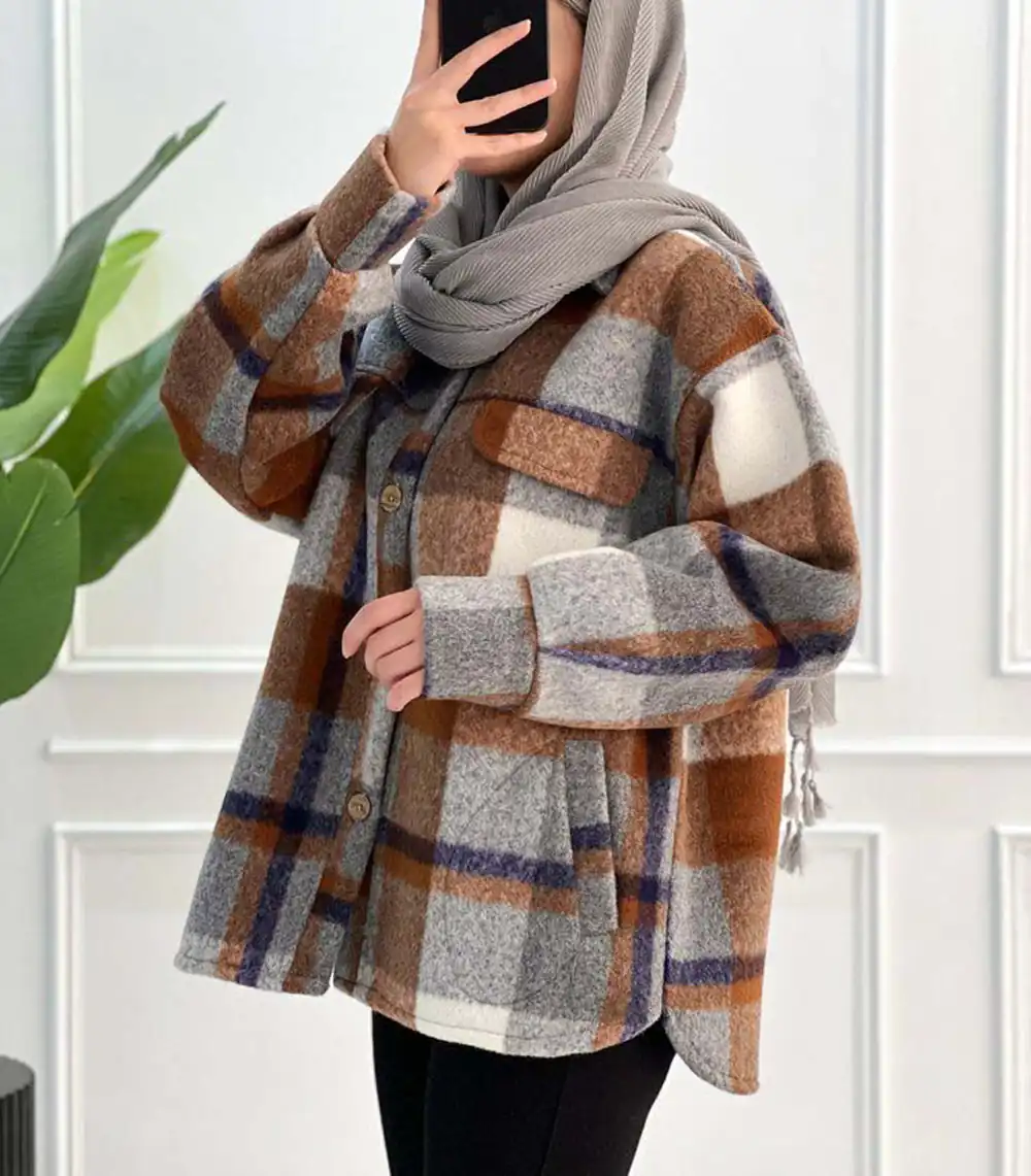 مدل مانتو پاییزه با پارچه کشمیر
