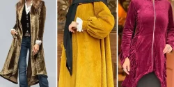 مدل مانتو پاییزی مخمل ساده و کبریتی جذاب و زیبا مورد پسند همه
