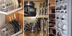 نظم دهنده قابلمه داخل کابینت ایده های عالی برای کدبانوی ایرانی