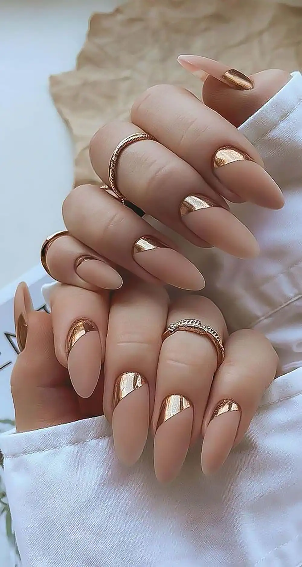 طرح ناخن پاییزی نود