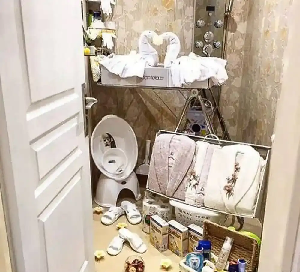 تزیین حمام عروس جدید