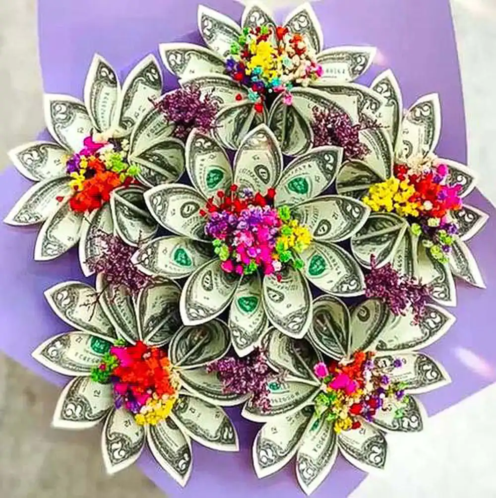 تزیین پول برای کادو
