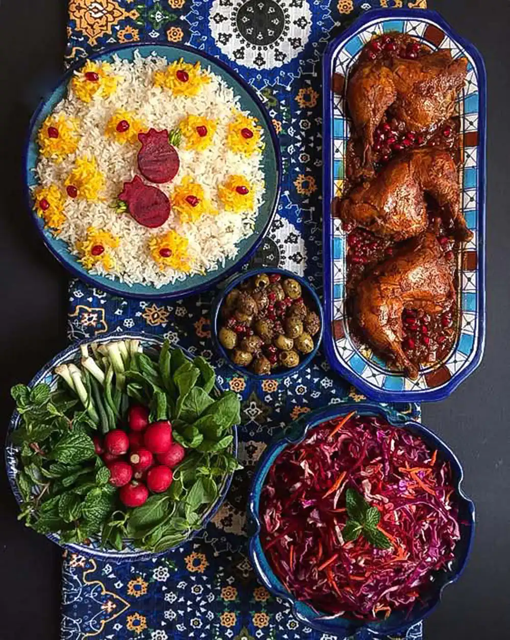 تزیین غذا برای جشنواره غذا
