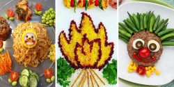 تزیین غذا برای جشنواره غذا ایده های خوشمزه و جذاب پینترستی