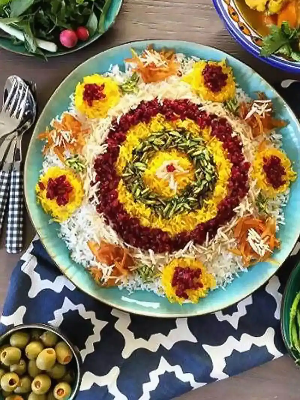 تزیین غذا برای جشنواره غذا
