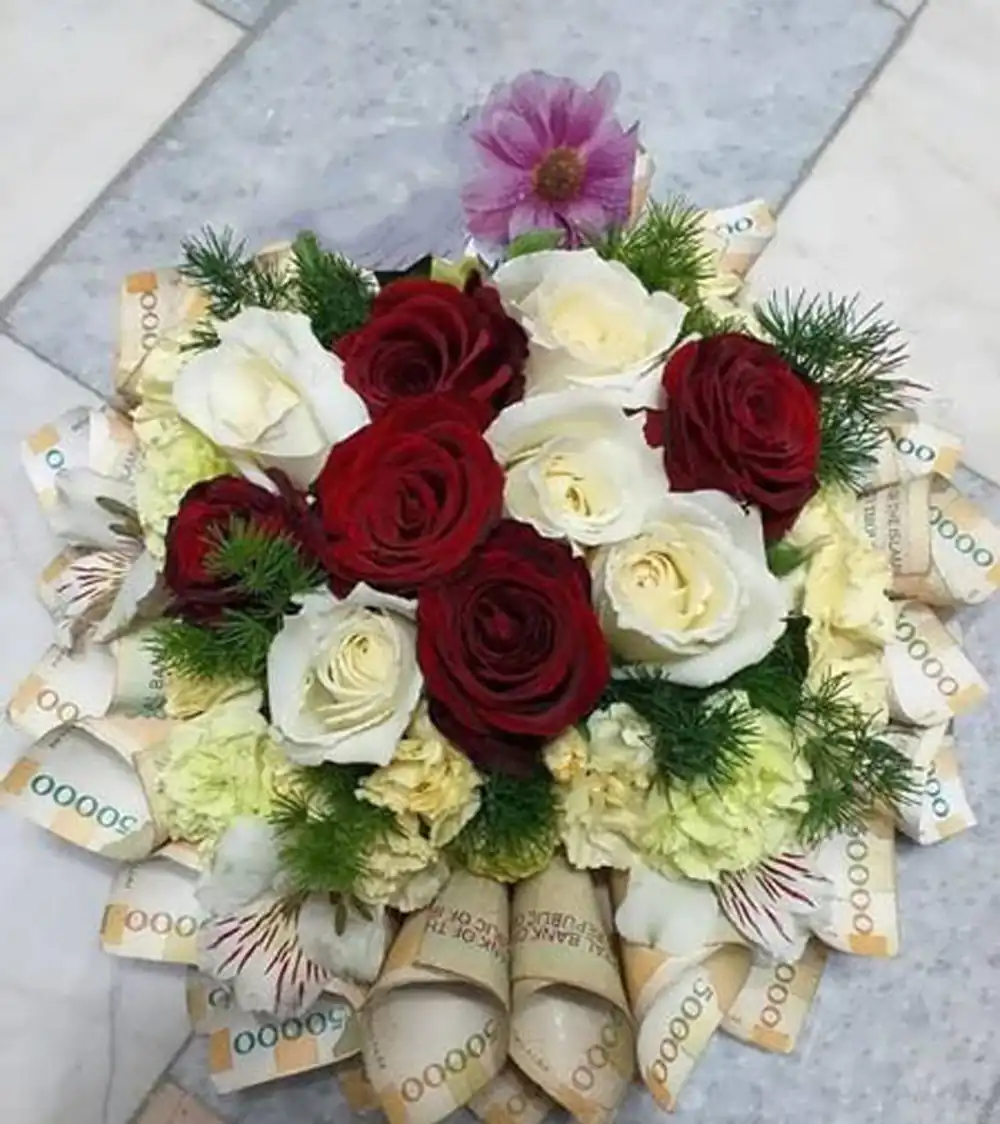 تزیین شاباش عروس