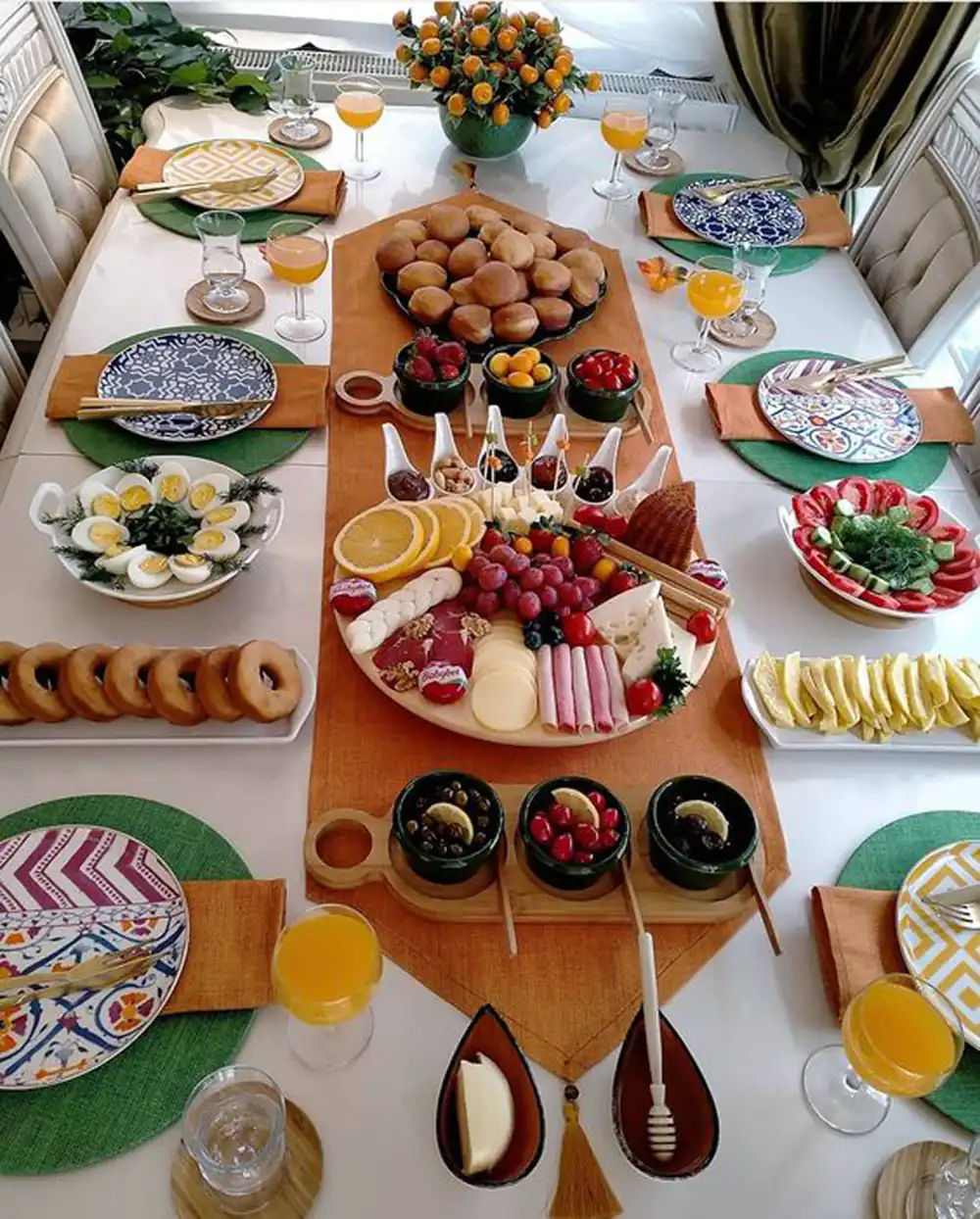 تزیین صبحانه مهمانی