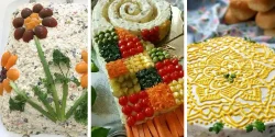 انواع تزیین سالاد الویه جدیدترین و خلاقانه ترین مدل های اینستاگرامی