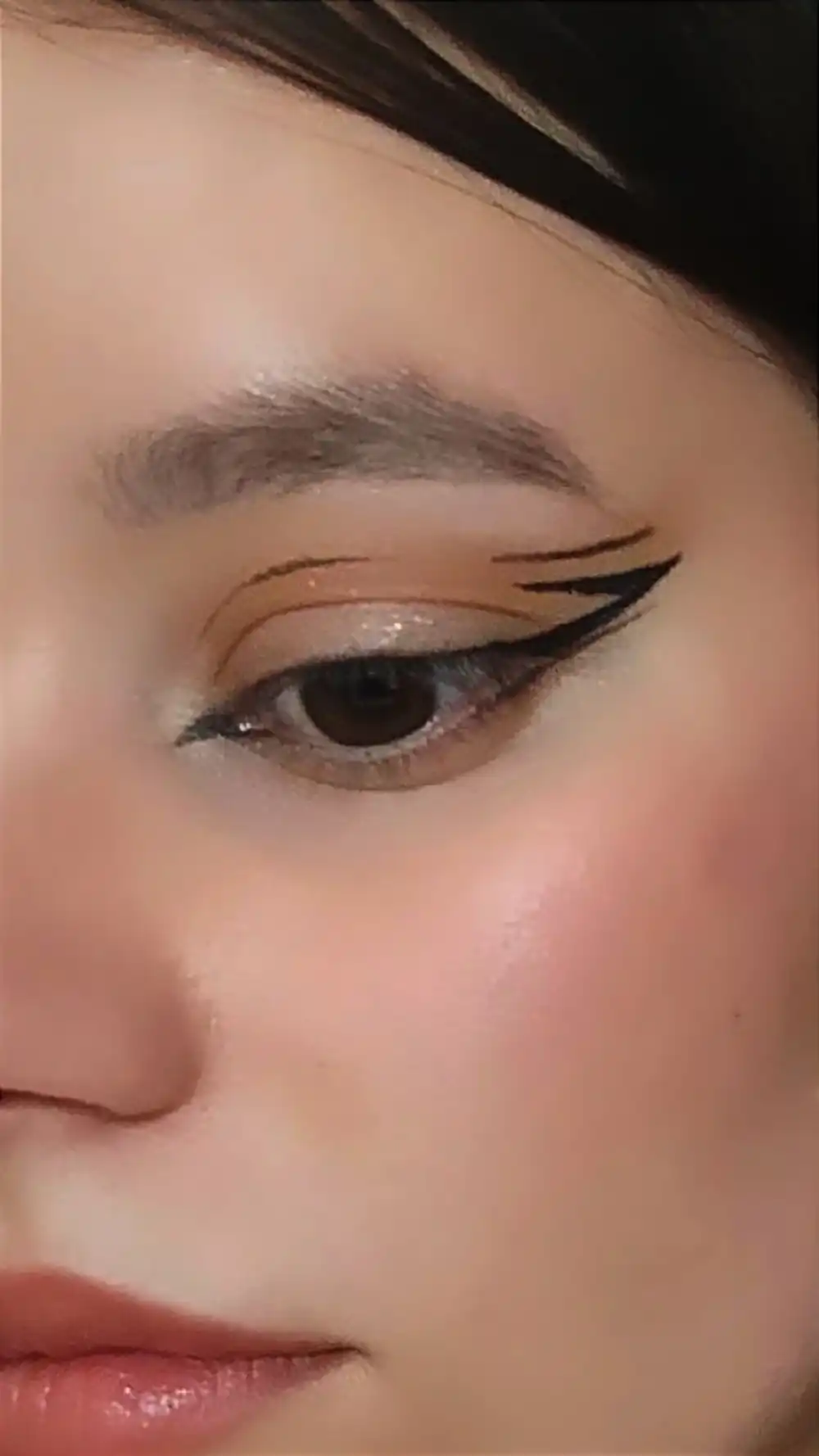 عکس خط چشم ساده