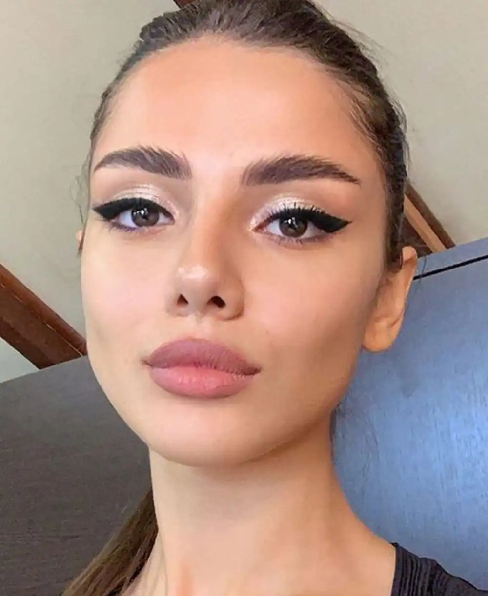 عکس خط چشم ساده