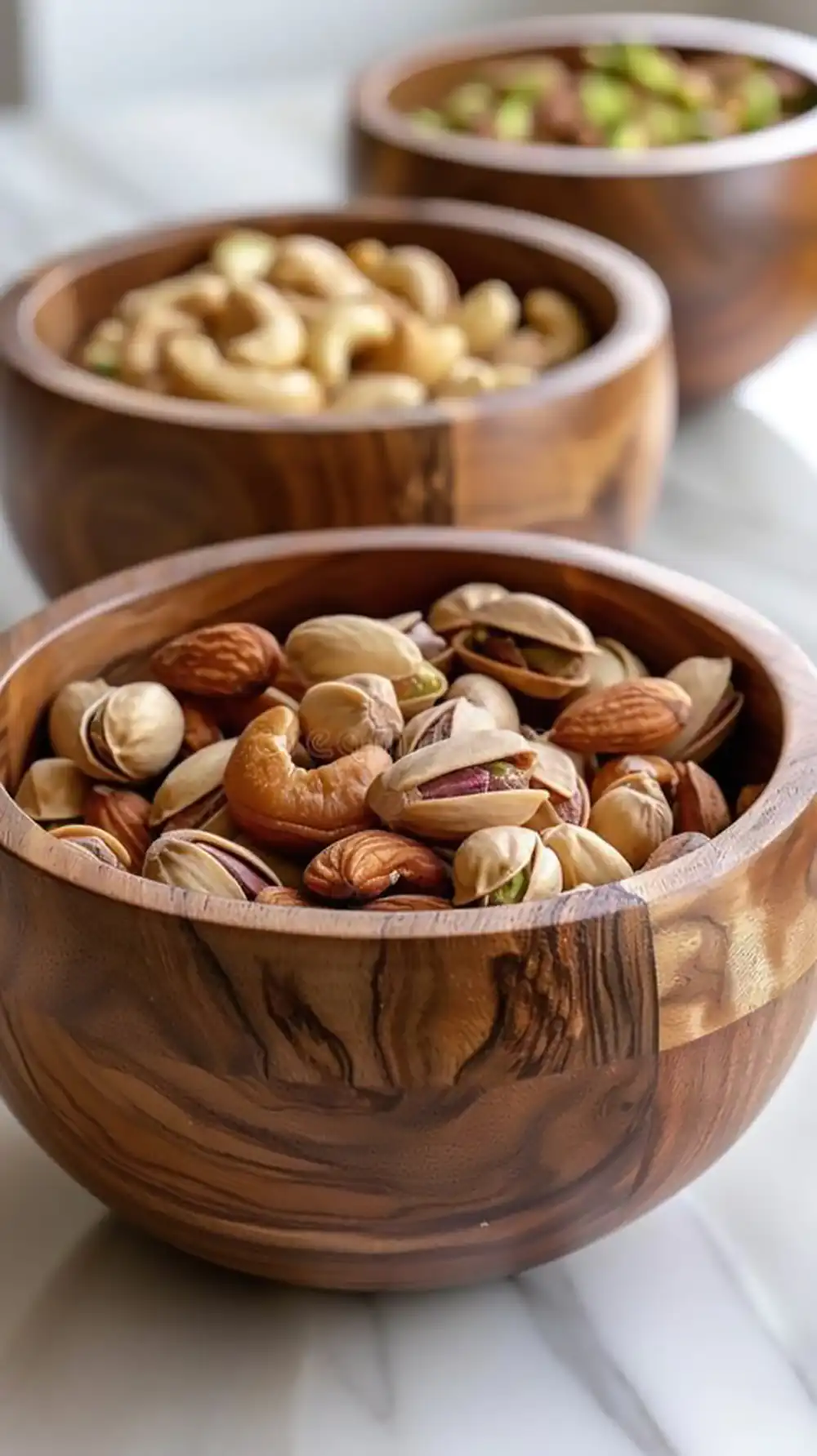 چیدمان ظروف چوبی در آشپزخانه