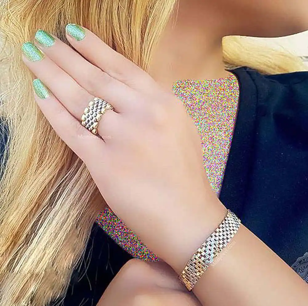 دستبند طلا رولکس زنانه
