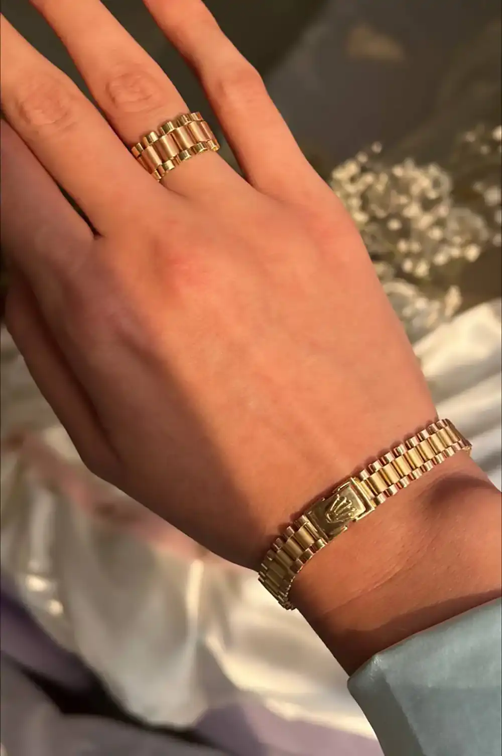 دستبند طلا رولکس زنانه