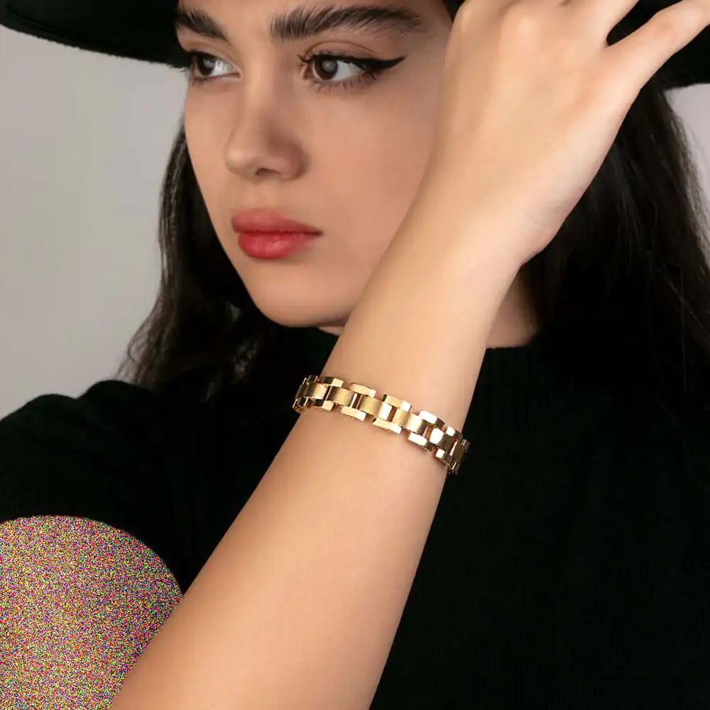 دستبند طلا رولکس زنانه