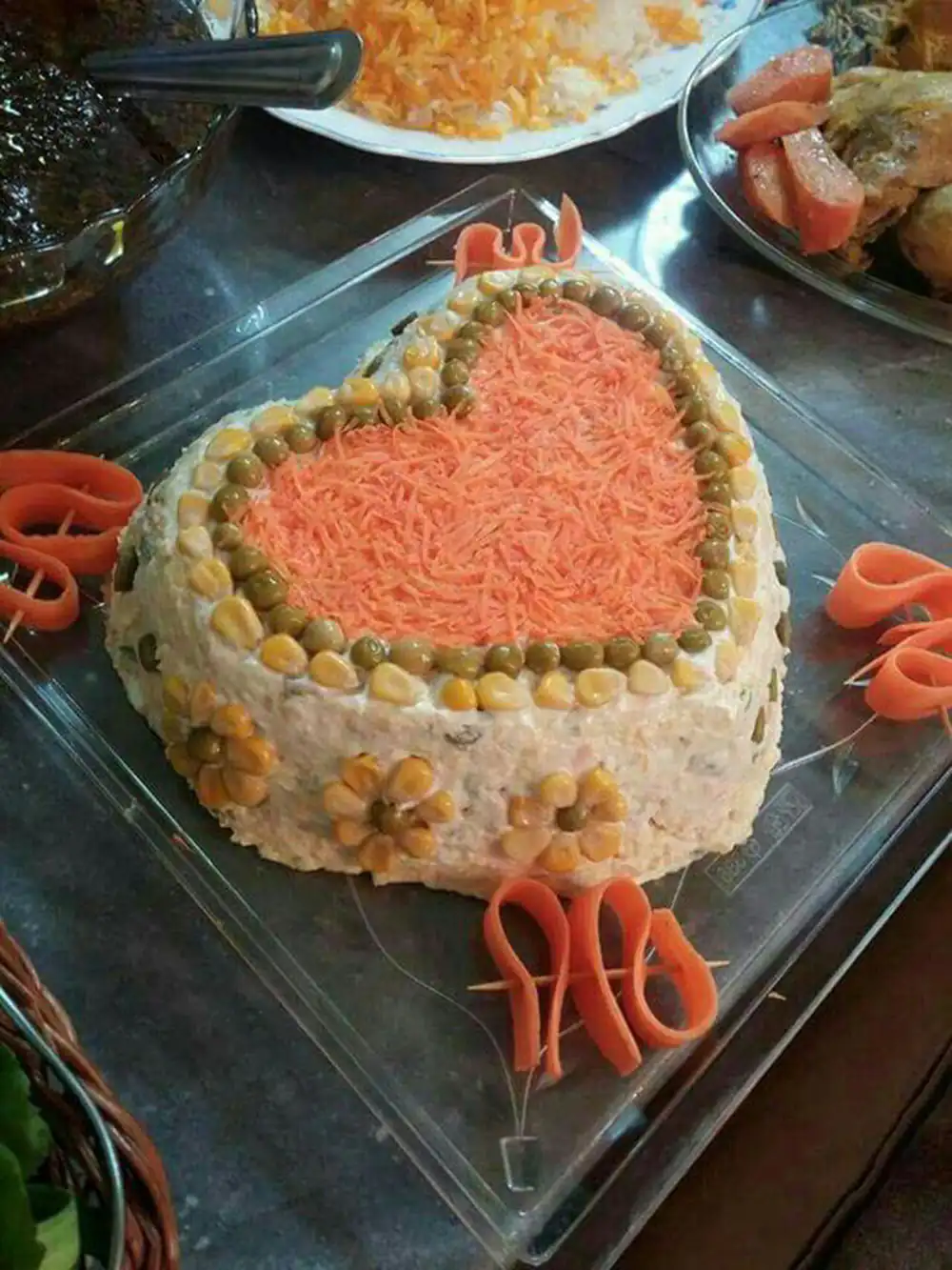 ایده برای تزیین غذا