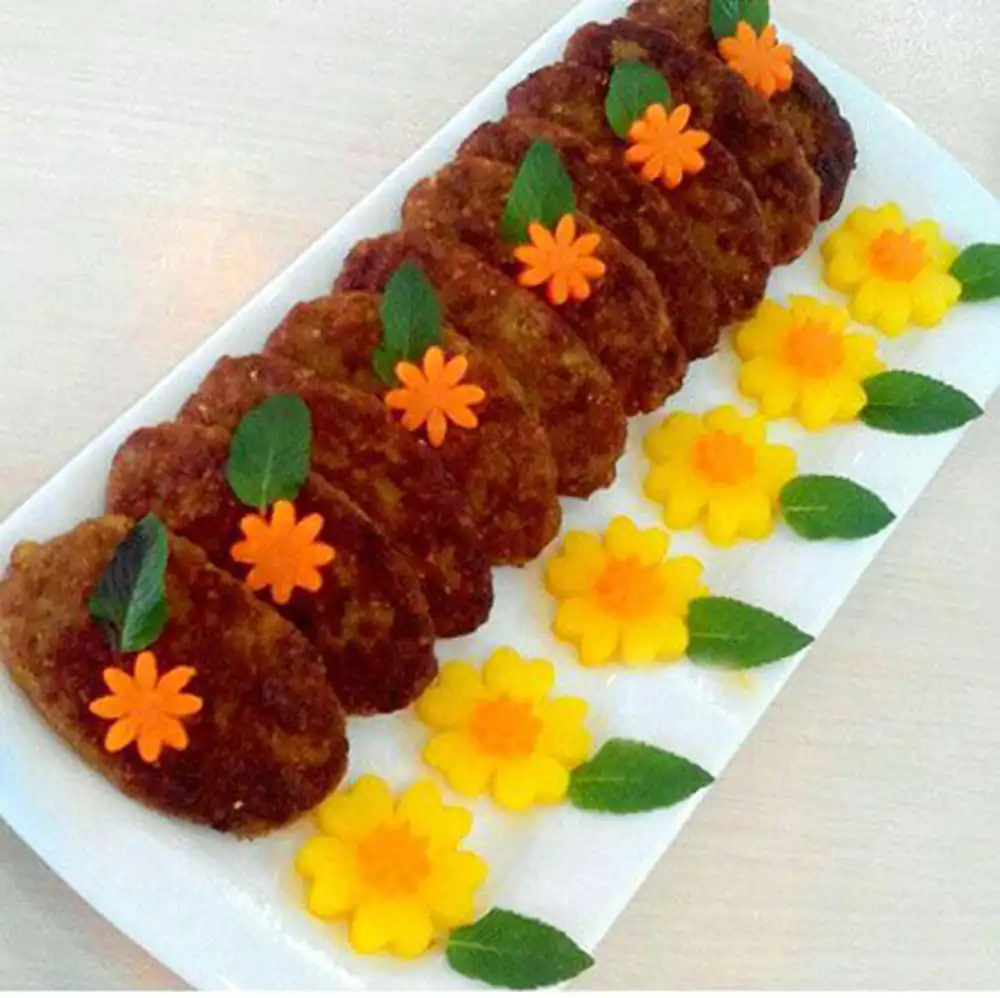 ایده برای تزیین غذا